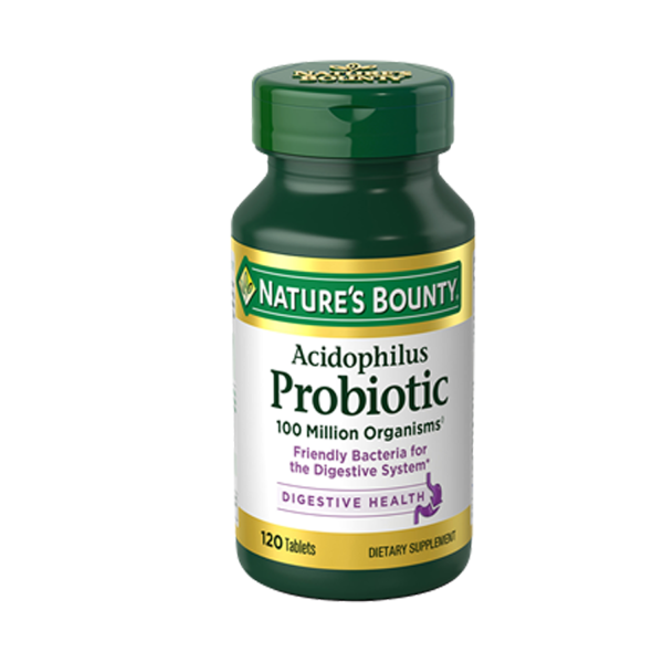 Nature’s Bounty Acidophilus Probiotic 120 Tablets