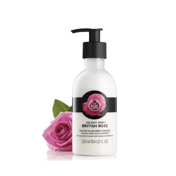 The Body Shop British Rose Instant Glow Body Essence – 250ml