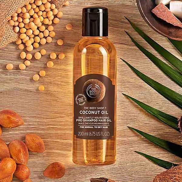 The Body Shop Coconut Oil Brilliantly Nourishing Pre-Shampoo Hair Oil (200ml)