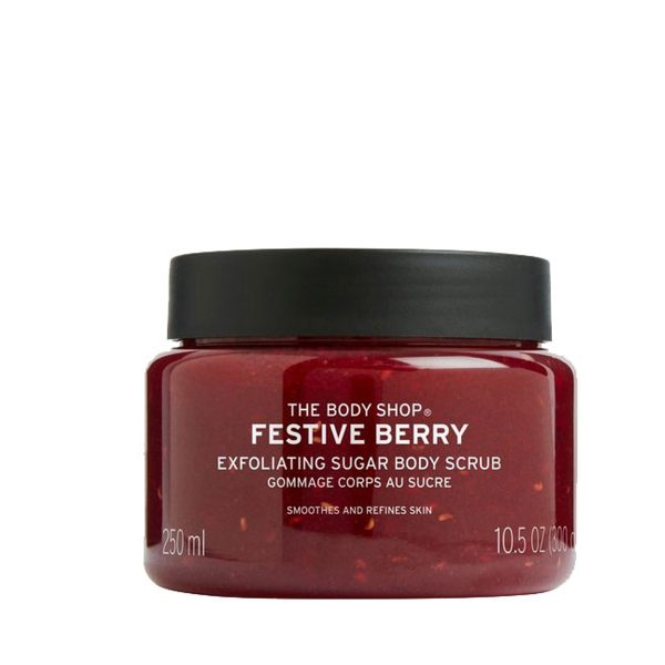 The Body shop Festive Berry Body Scrub – 250ml in bd
