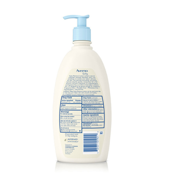 Aveeno Baby Daily Moisture Lotion – Fragrance, Phthalate & Paraben-Free (532ml)