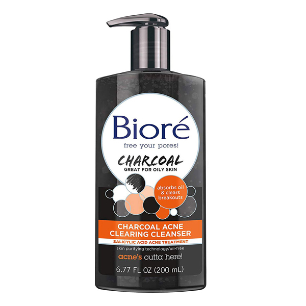 Biore Charcoal Acne Clearing Cleanser 200ml