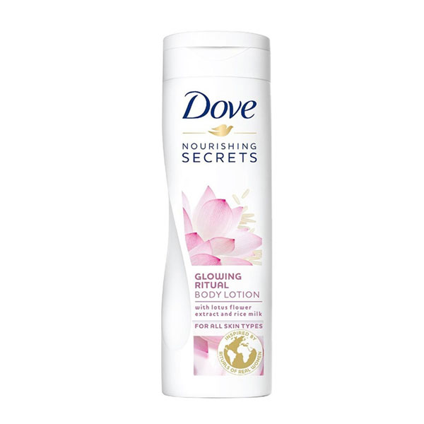 Dove Nourishing Secrets Glowing Ritual Body Lotion (with lotus flower extract and rice milk ) 400ml