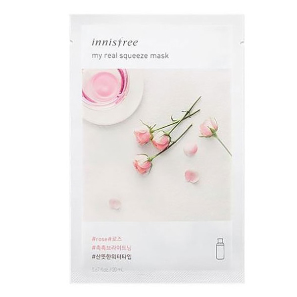 Innisfree My Real Squeeze Mask – Rose (20ml)