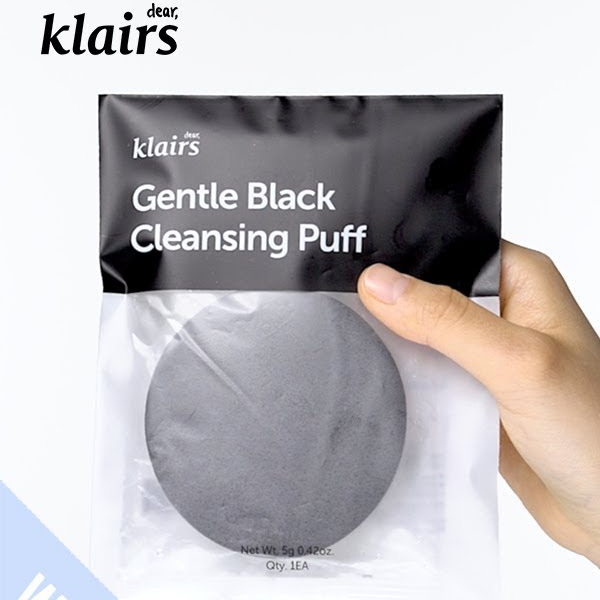 KLAIRS GENTLE BLACK CLEANSING PUFF (5G)
