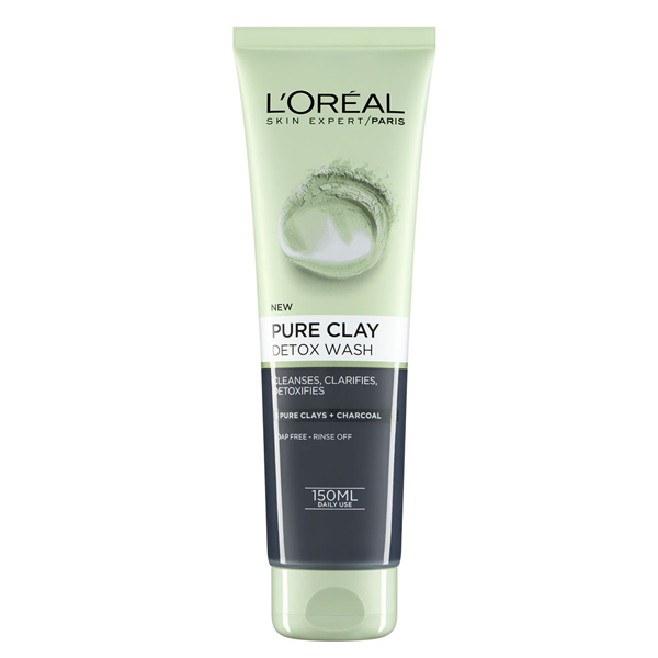 L’Oreal Paris Skin Expert Pure Clay Detox Wash 150ml