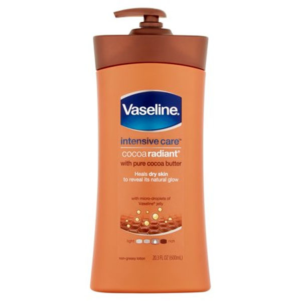 Vaseline Cocoa Radiant With Pure Cocoa Butter Body Lotion-600ml