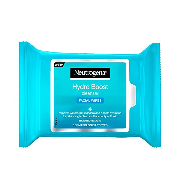 Neutrogena Hydro Boost Cleanser Facial Wipes - 25 Pack