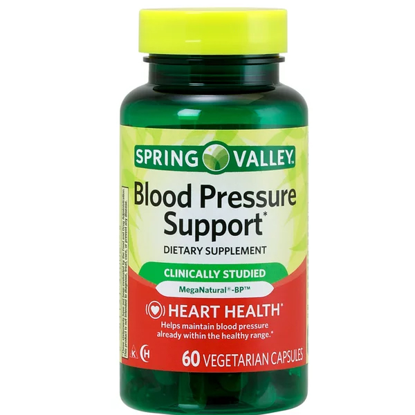 Spring Valley Blood Pressure Support Heart Health 60 Capsules
