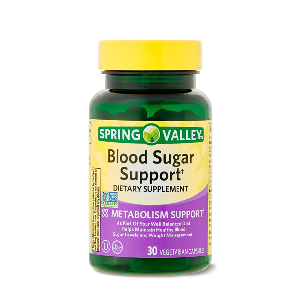 Spring Valley Blood Sugar Support Dietary Supplement 30 Capsules