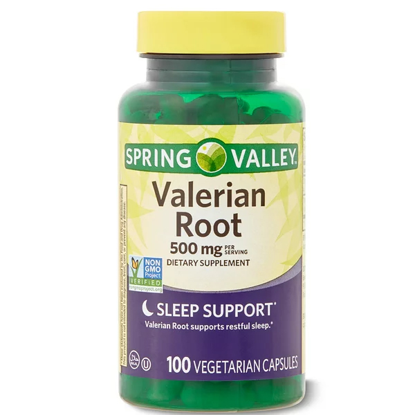 Spring Valley Valerian Root Capsules 500 mg 100 Capsules
