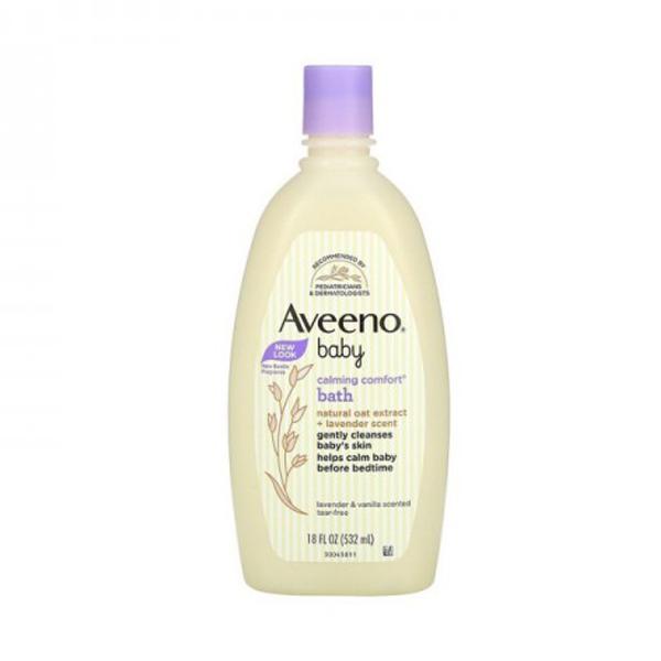 Aveeno Baby Calming Comfort With Lavender & Vanilla Scent Bath Wash 532ml
