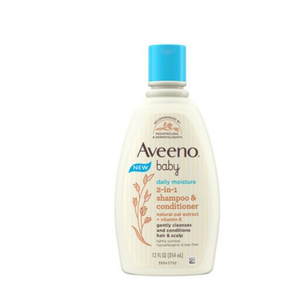 Aveeno Baby Daily Moisture 2-In-1 Baby Shampoo & Conditioner 354ml