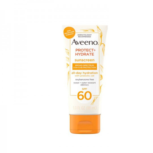 Aveeno Protect + Hydrate Oxybenzone-Free SPF60 Face Sunscreen Lotion 88ml