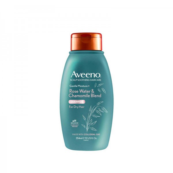 Aveeno Rose Water & Chamomile Blend Shampoo For Dry Hair 354ml