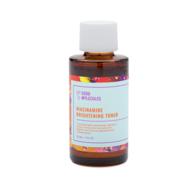 Promote bright, even skin and less visible pores with this alcohol-free toner from Good Molecules. Niacinamide Brightening Toner is formulated with a soothing
