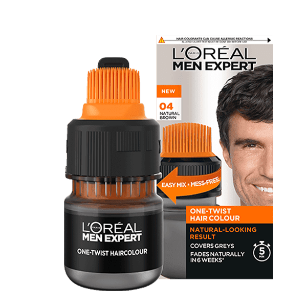 L'Oreal Men Expert One-Twist Hair Colour - 04 Natural Brown