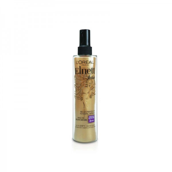 Loreal Elnett Satin Smooth Heat Protect Styling Hair Spray 170ml
