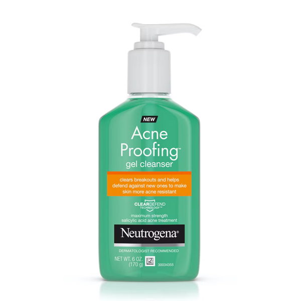 Neutrogena Acne Proofing Gel Facial Cleanser with Salicylic Acid 170G