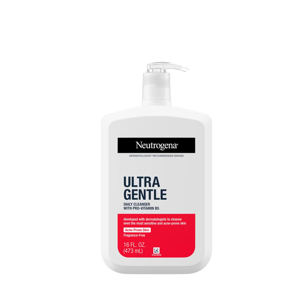 Neutrogena Ultra Gentle With Pro-Vitamin B5 For Acne Prone Skin Daily Cleanser 473ml