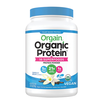 Orgain Organic Protein Powder Vanilla Bean 1.22kg
