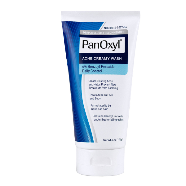 PanOxyl Acne Creamy Wash Benzoyl Peroxide 4% Daily Control 170G