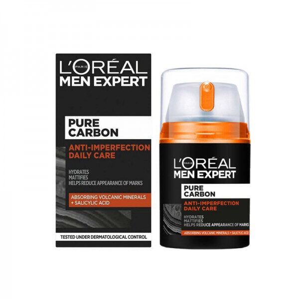 L'Oreal Men Expert Pure Carbon Anti-Imperfection Daily Care Moisturiser 50ml