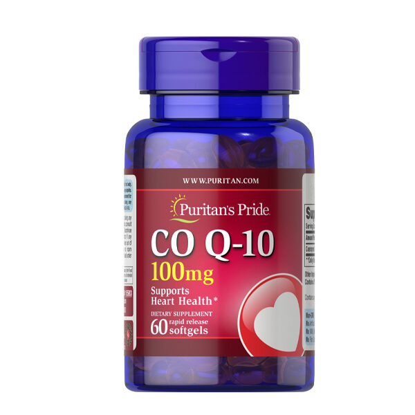 Puritan’s Pride Q-SORB Co Q-10 Softgels, 100 Mg, 60 Ct