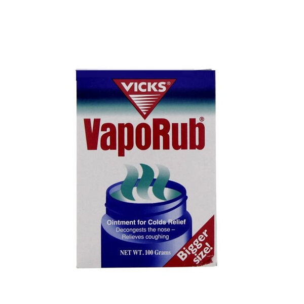 Vicks Vaporub Relieves 6 Cold Symptoms 100g