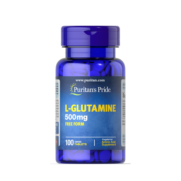 Puritan's Pride L-Glutamine 500 mg 100 Tablets