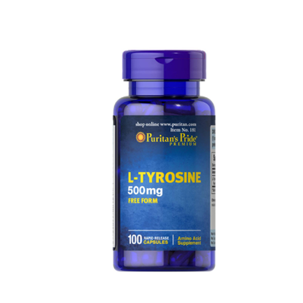 Puritan's Pride L-Tyrosine 500 mg 100 Capsules