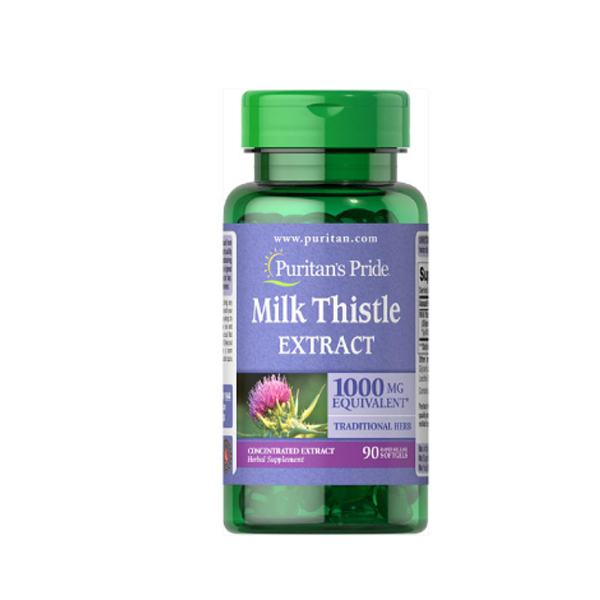 Puritan's Pride Milk Thistle Extract 1000mg 90 Softgels