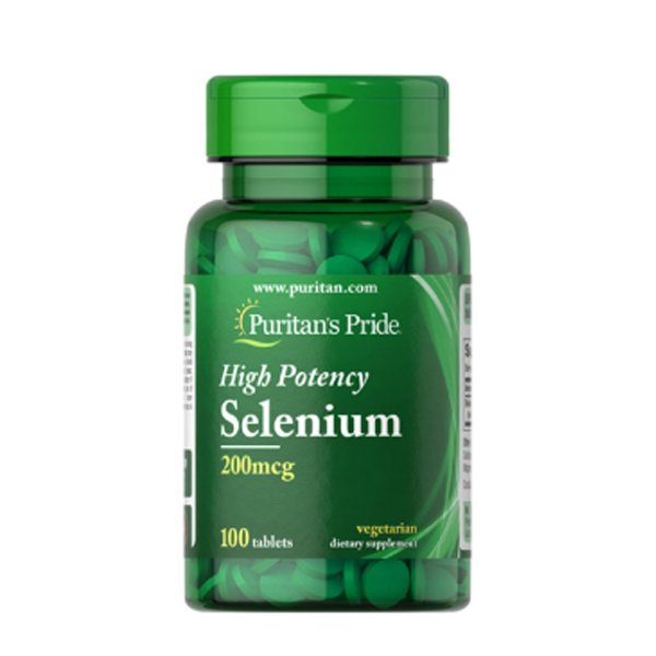 Puritan's Pride Selenium 200 mcg 100 Tablets