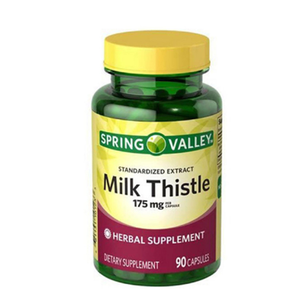 Spring Valley Standardized Extract Milk Thistle Dietary Supplement 175 mg 90 Capsules