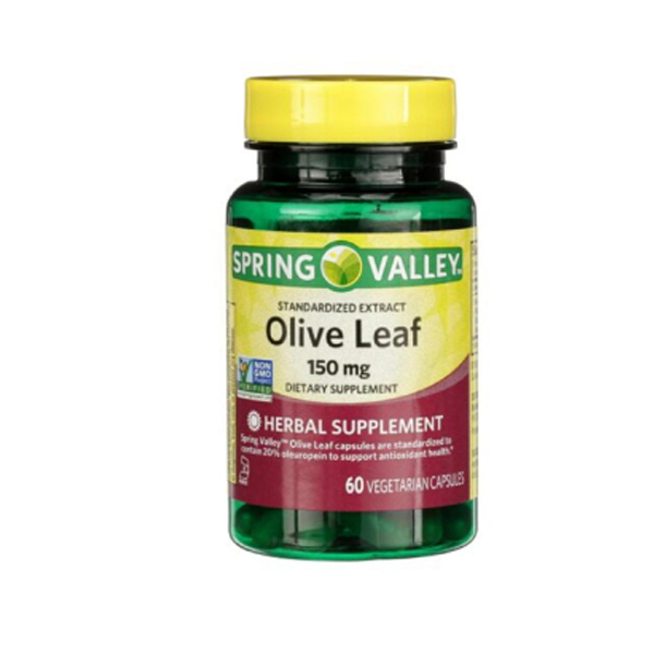 Spring Valley Standardized Extract Olive Leaf 150 mg 60 Capsules