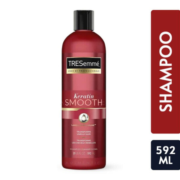 Tresemme Keratin Smooth Shampoo for Dry or Frizzy Hair (592ml)