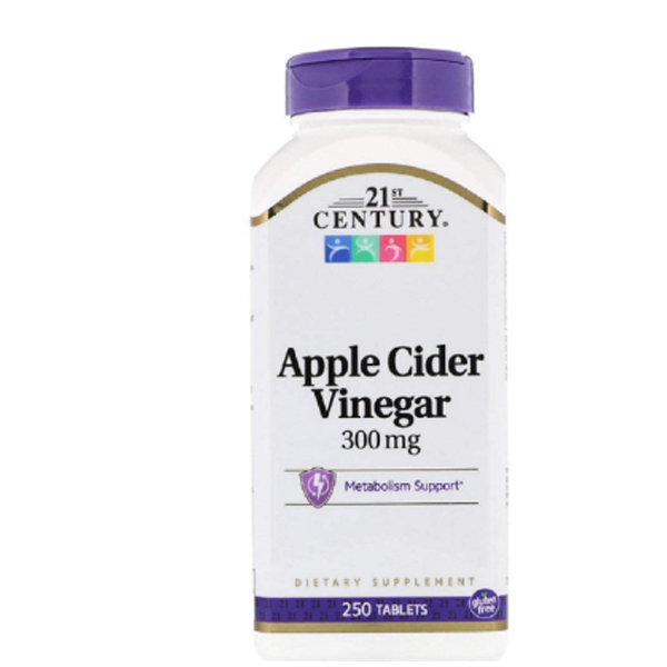 21st Century Apple Cider Vinegar 300mg 250 Tablets