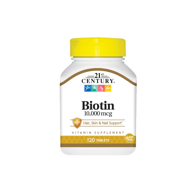 21st Century Biotin 10,000mcg 120 Tablets