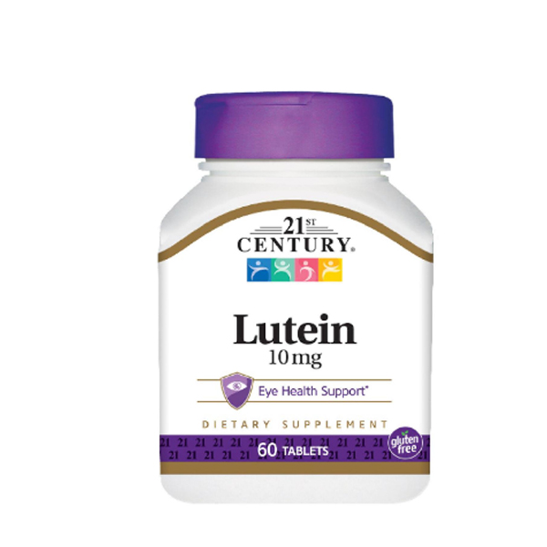 21st Century Lutein Tablets 10mg 60 Count