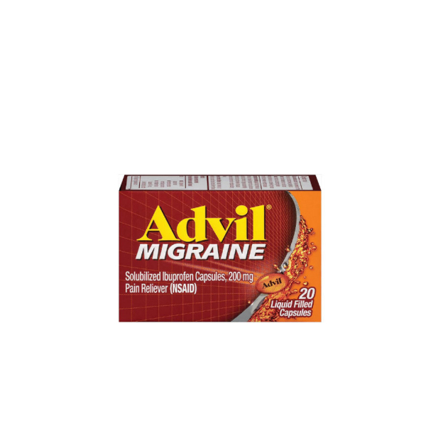 Advil Migraine 200mg Liquid Filled 20 Capsules