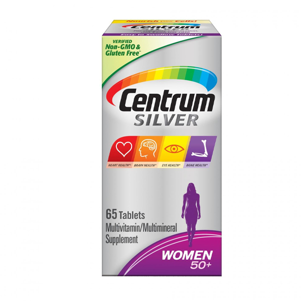 Centrum Silver Women 50+ Multivitamin, Vitamin D3, 65 Tablets USA