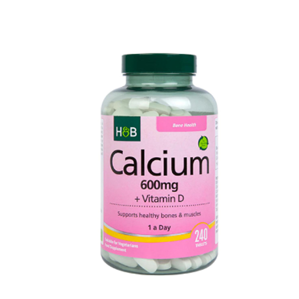 Holland & Barrett Calcium 600mg & Vit D 240 Tablets
