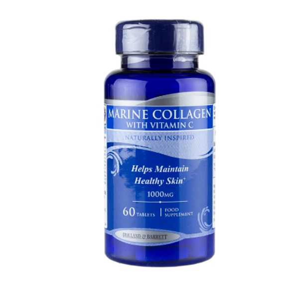 Holland & Barrett Marine Collagen with Vitamin C 60 Tablets
