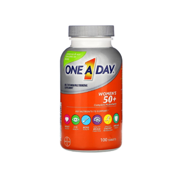 One A Day 50+ Women’s Formula American Multivitamin -100tablets