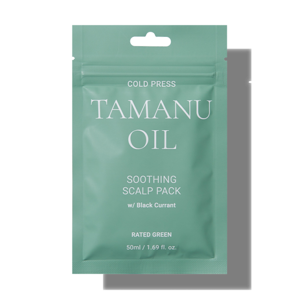 RATED GREEN COLD PRESS TAMANU OIL SOOTHING SCALP PACK 50ML