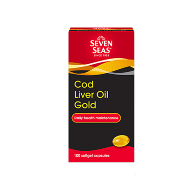 Seven Seas Cod Liver Oil Gold 100 Capsules