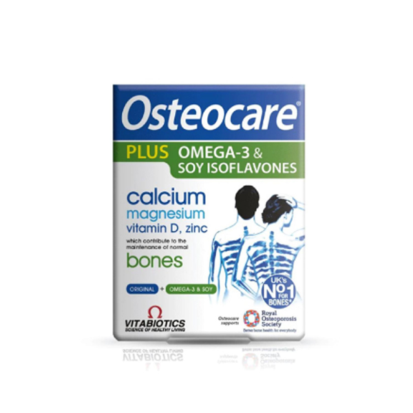 Vitabiotics Osteocare Plus Omega-3 & Soy Isoflavones 84 TabletsCapsules