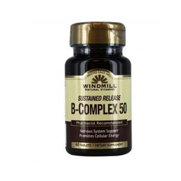Windmill B-Complex 50 Sustained Release 60 Tablets