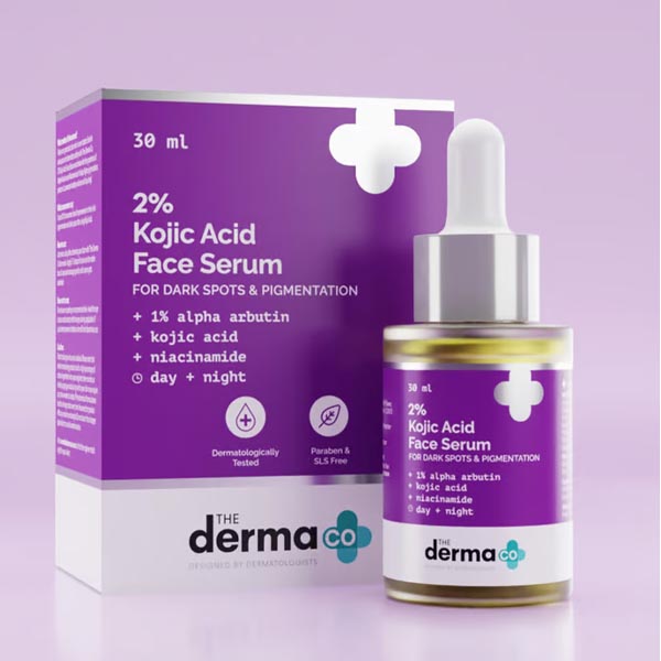 Dermaco 2% Kojic Acid Face Serum with 1% Alpha Arbutin & Niacinamide - 30 ml