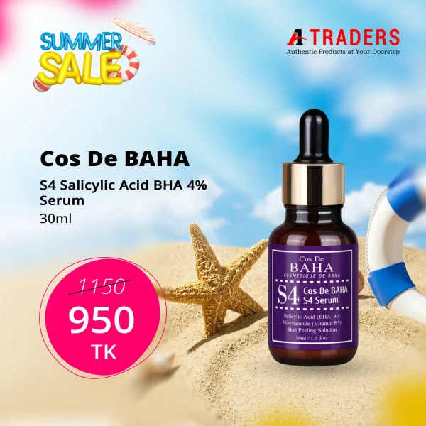 Cos De BAHA Salicylic Acid BHA 4% Serum 30ml (S4)